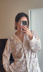 Blush Satin Lounge Set