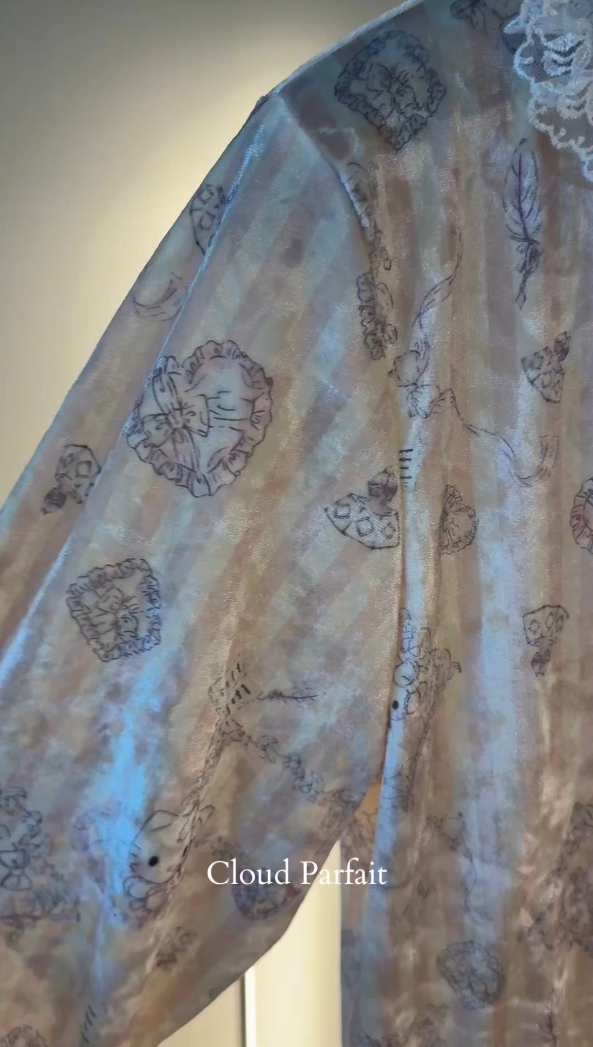 Blush Satin Lounge Set