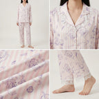 Sweet Lace Pajama Set – Soft Pink